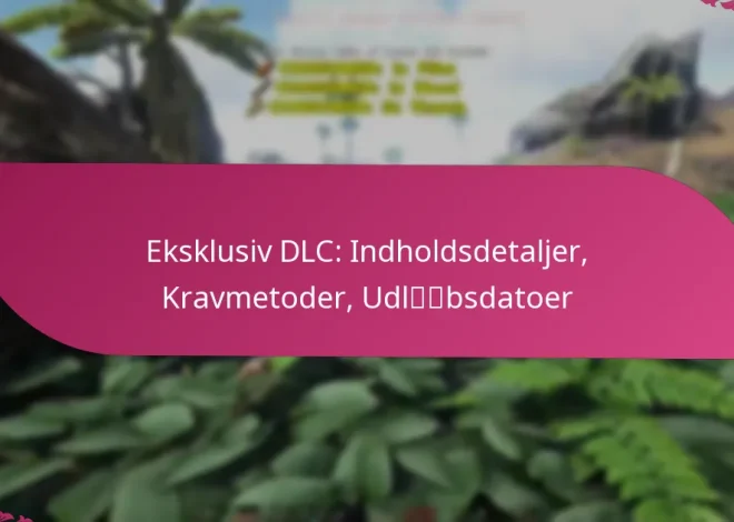 Eksklusiv DLC: Indholdsdetaljer, Kravmetoder, Udløbsdatoer