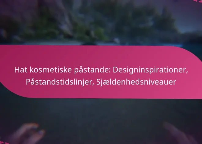 Hat kosmetiske påstande: Designinspirationer, Påstandstidslinjer, Sjældenhedsniveauer