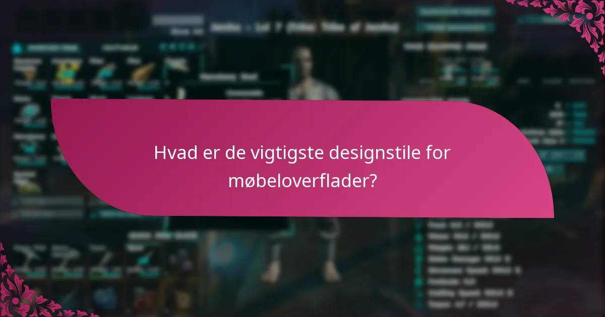 Hvilke kilder kan jeg stole på for krav om møbeloverflader?