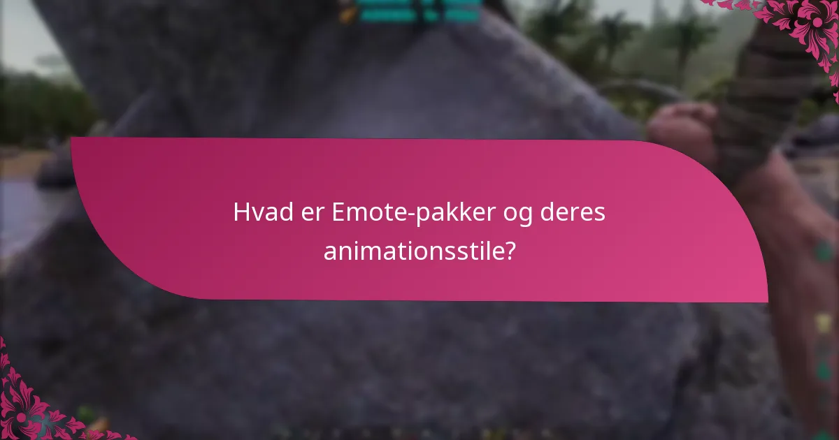 Hvad er de sæsonbestemte begivenheder relateret til emote-pakker?