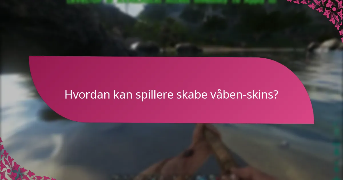 Hvordan sammenlignes våben-skins med hensyn til spillerpræferencer?